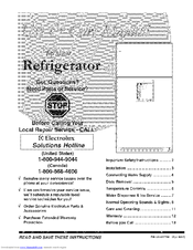 Frigidaire PLT189WJSM3 Use & Care Manual