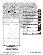 Frigidaire TEF303BWG Use & Care Manual