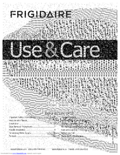 Frigidaire FGHS2368LE3 Use & Care Manual