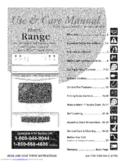 Frigidaire PLEFMZ99GCB Use & Care Manual