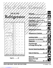 Frigidaire FRS26H5ASB4 Use & Care Manual