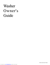 Frigidaire Gallery GLWS1349AS0 Owner's Manual