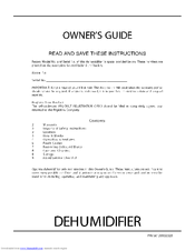 Frigidaire FDB70R1ENG11 Owner's Manual