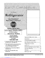 Frigidaire FRT18HS6DSC Use & Care Manual