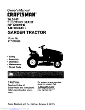 CRAFTSMAN 917.273320 Owner's Manual