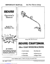 CRAFTSMAN 358.799240 Operator's Manual