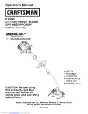 CRAFTSMAN Incredi-Pull 316.791920 Operator's Manual