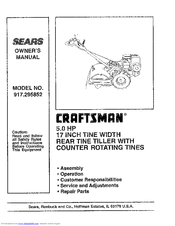 CRAFTSMAN 917.295852 Owner's Manual