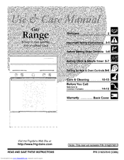 Frigidaire TGF317DWA Use & Care Manual