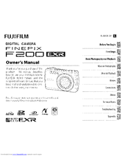 FujiFilm FINEPIX F200 EXR Owner's Manual