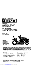 CRAFTSMAN 917.271643 Owner's Manual