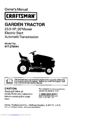 CRAFTSMAN 917.275044 Owner's Manual