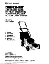 CRAFTSMAN 917.379582 Owner's Manual
