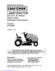 CRAFTSMAN 917.27684 Operator's Manual