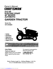 CRAFTSMAN 917.273201 Owner's Manual