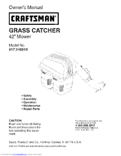 Craftsman 917.248910 Owner's Manual