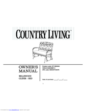 Country Living S74307 Owner's Manual
