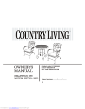 Country Living S014Q76-1 Owner's Manual