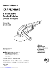 CRAFTSMAN 315.115031 Owner's Manual