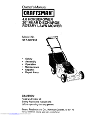 CRAFTSMAN 917.387257 Owner's Manual