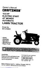 CRAFTSMAN 917.270921 Owner's Manual