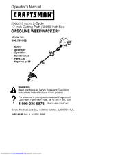 CRAFTSMAN WEEDWACKER 358.791032 Operator's Manual