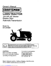 CRAFTSMAN 917.272481 Owner's Manual