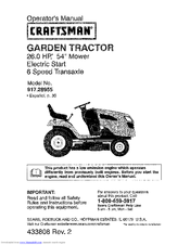CRAFTSMAN 917.28955 Operator's Manual