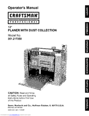 CRAFTSMAN 351.217350 Operator's Manual