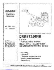 CRAFTSMAN 917.295652 Owner's Manual