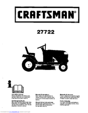CRAFTSMAN 27722 Instruction Manual