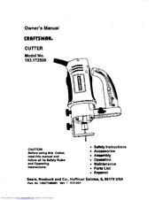 CRAFTSMAN 183.172500 Owner's Manual