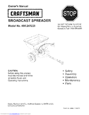 Craftsman 486.243223 Owner's Manual