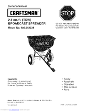 CRAFTSMAN 486.243234 Owner's Manual