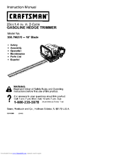 CRAFTSMAN 358.796370 Instruction Manual