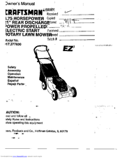 CRAFTSMAN EZ3 917.377630 Owner's Manual