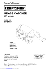 Craftsman 917.249040 Owner's Manual