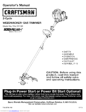 CRAFTSMAN Incredi-Pull 316.791190 Operator's Manual