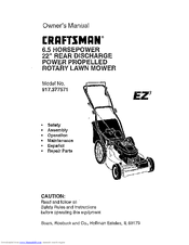 CRAFTSMAN EZ3 917.377571 Owner's Manual