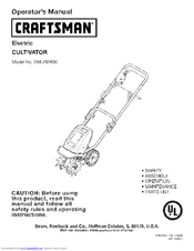 CRAFTSMAN 316.292600 Operator's Manual