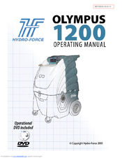 Olympus Hydro-Force1200 Operating Manual