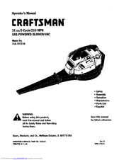 CRAFTSMAN 316.797210 Operator's Manual