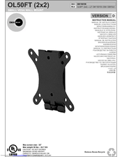 Omnimount OL50FT Instruction Manual