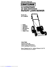 CRAFTSMAN 917.378070 Owner's Manual