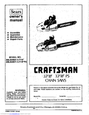 CRAFTSMAN 358.354871 Owner's Manual