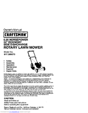 CRAFTSMAN 917.389070 Owner's Manual