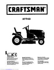 CRAFTSMAN 27743 Instruction Manual