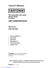 CRAFTSMAN 919.167700 Owner's Manual