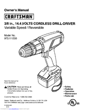 CRAFTSMAN 973.111350 Owner's Manual