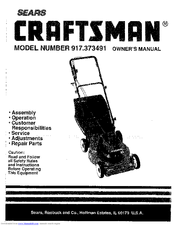 CRAFTSMAN 917.373491 Owner's Manual